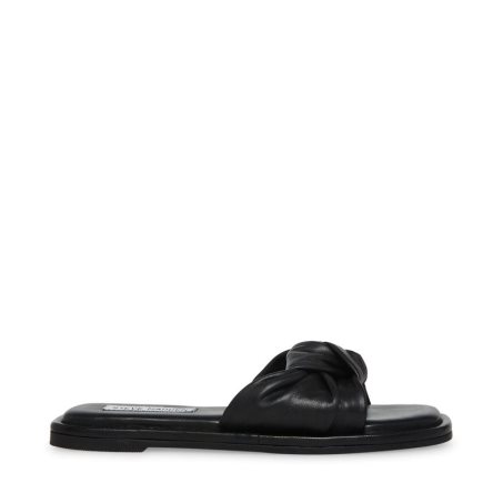 Black Steve Madden Tatiana Women's Slides | PH 7392HCM